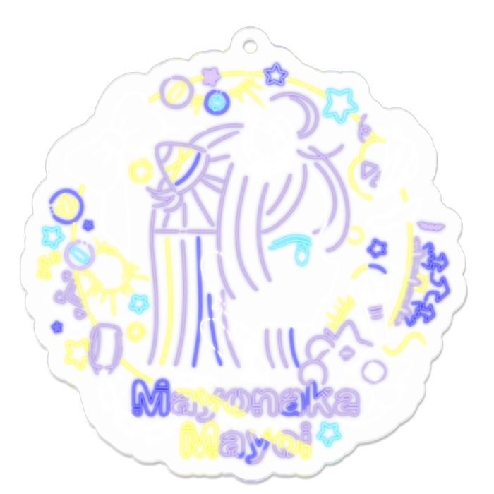 アクリルキーホルダー - 70 x 70 (mm)