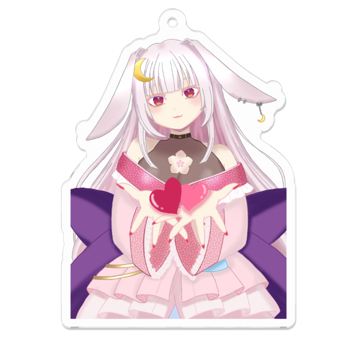 アクリルキーホルダー（コーティング） - 70 x 70 (mm)