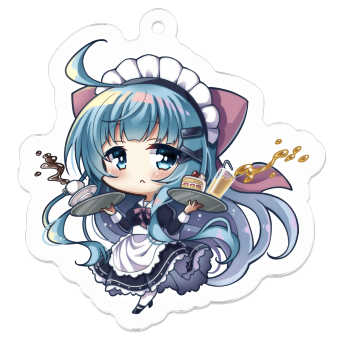 アクリルキーホルダー - 50 x 50 (mm)