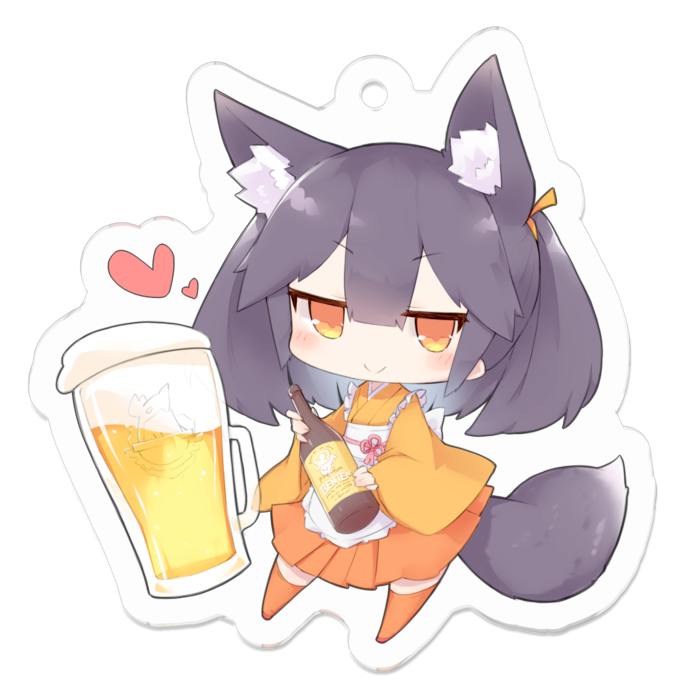 リン アクリルキーホルダー - 50 x 50 (mm)