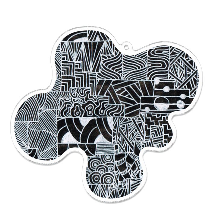 アクリルキーホルダー - 100 x 100 (mm)