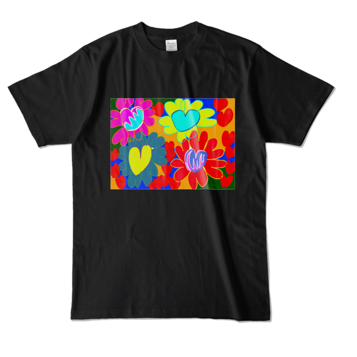 カラーTシャツ - L - ブラック (濃色)