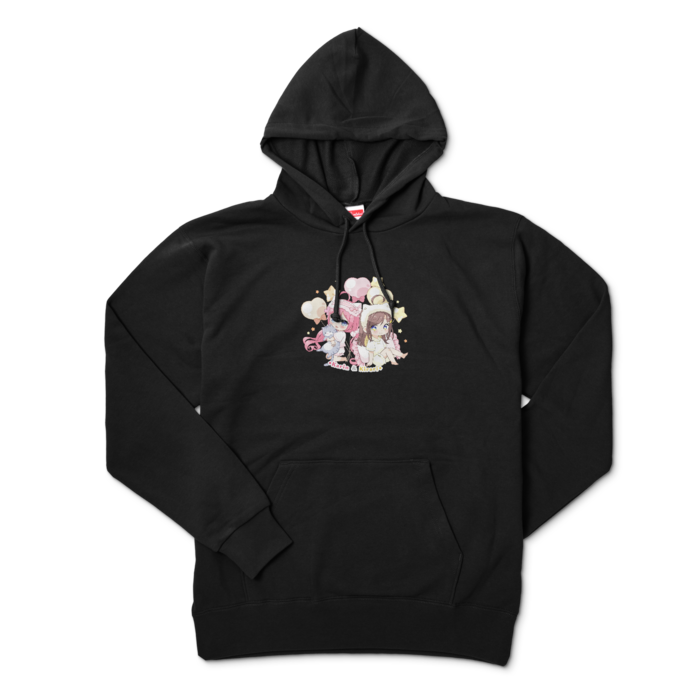 パーカー - XL - ブラック　名前入り