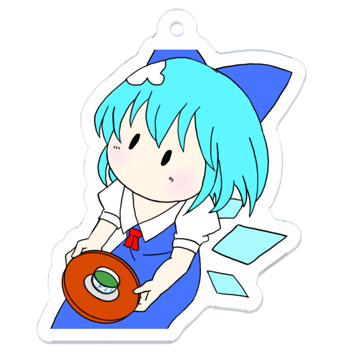 アクリルキーホルダー - 50 x 50 (mm)
