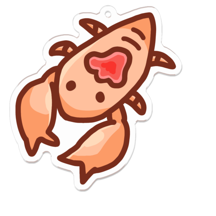 アクリルキーホルダー - 70 x 70 (mm)