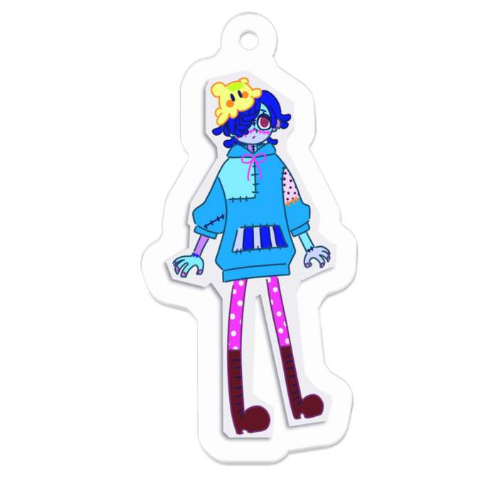 アクリルキーホルダー - 50 x 50 (mm)