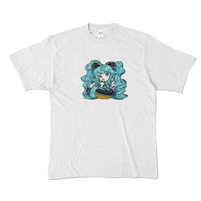 カラーTシャツ - XL - アッシュ (淡色)