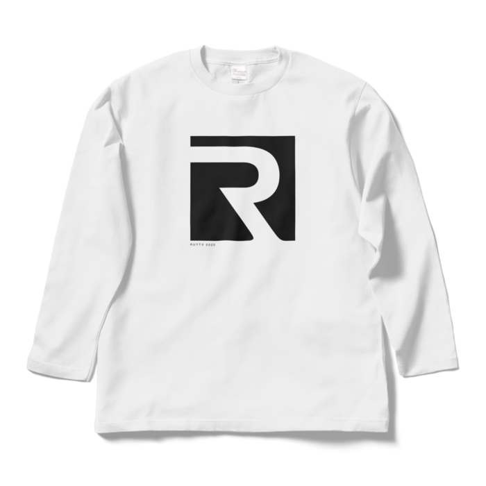 ロングスリーブTシャツ - L - ホワイト(黒)