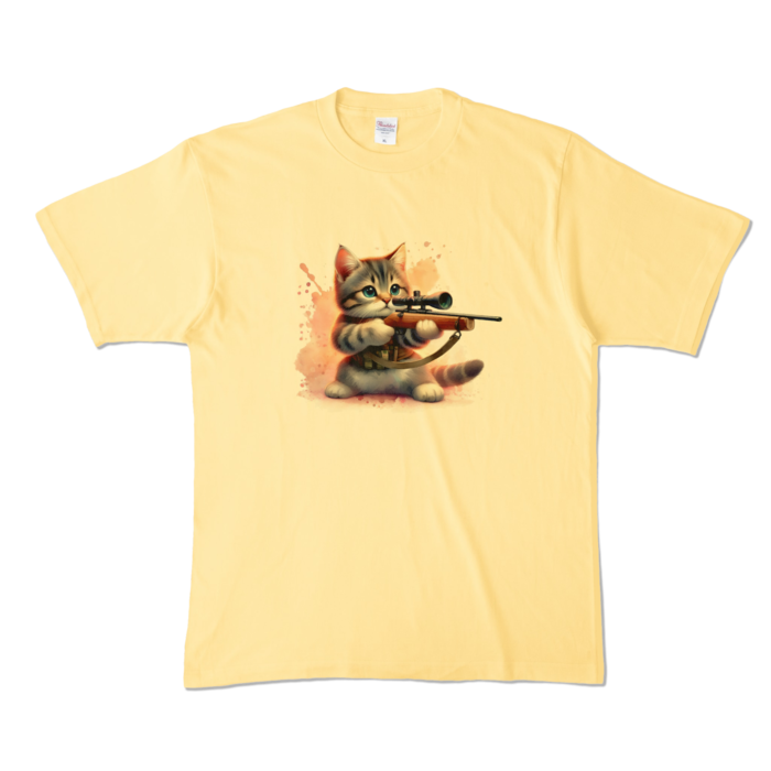 カラーTシャツ - XL - ライトイエロー (淡色)