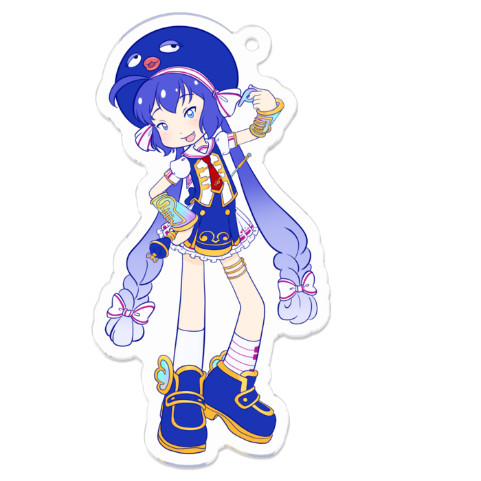 アクリルキーホルダー（コーティング） - 70 x 70 (mm)