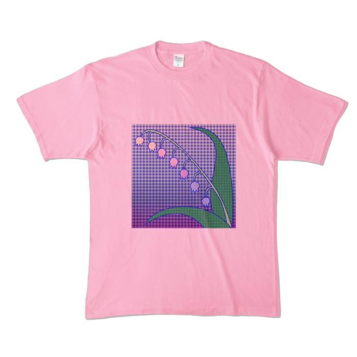 カラーTシャツ - XL - ピーチ (淡色)