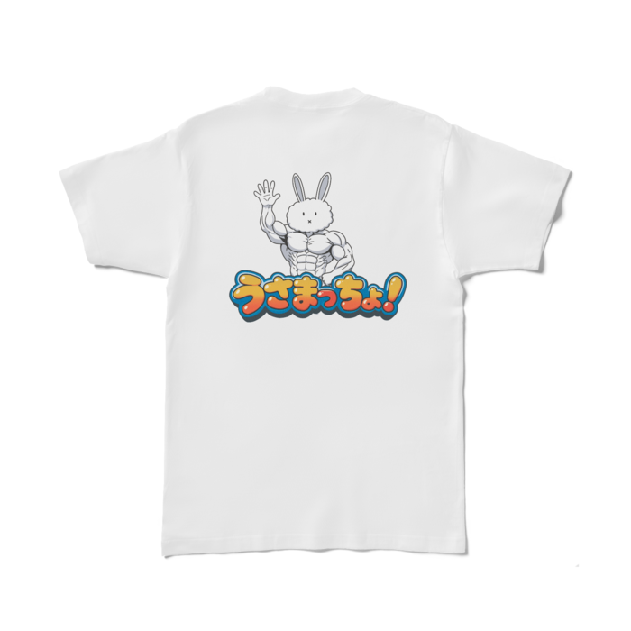 Tシャツ - L - 白（背面）