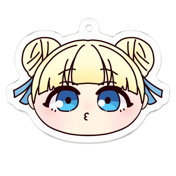 アクリルキーホルダー（コーティング） - 50 x 50 (mm)