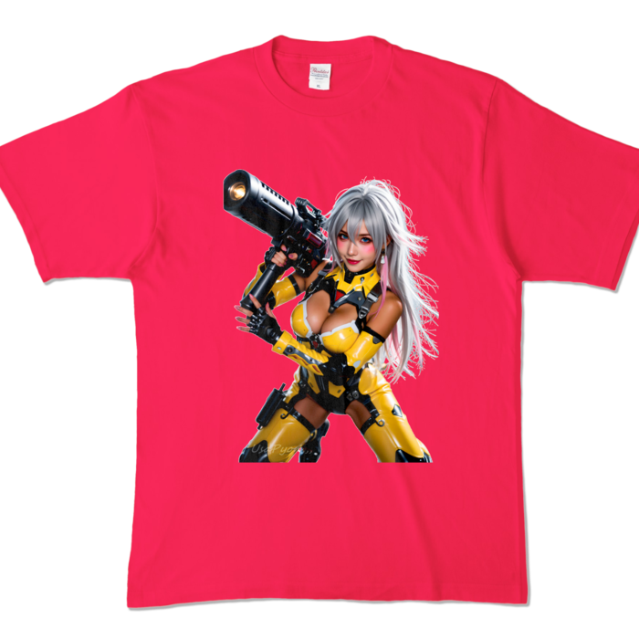 カラーTシャツ - XL - ホットピンク （濃色）