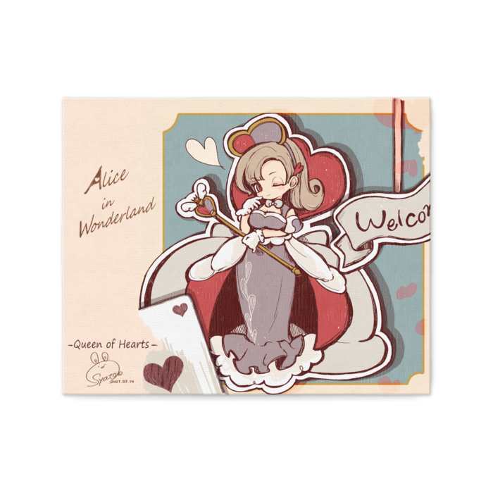 Alice In Wonderland キャンバス ハートの女王様 Chococotte Booth