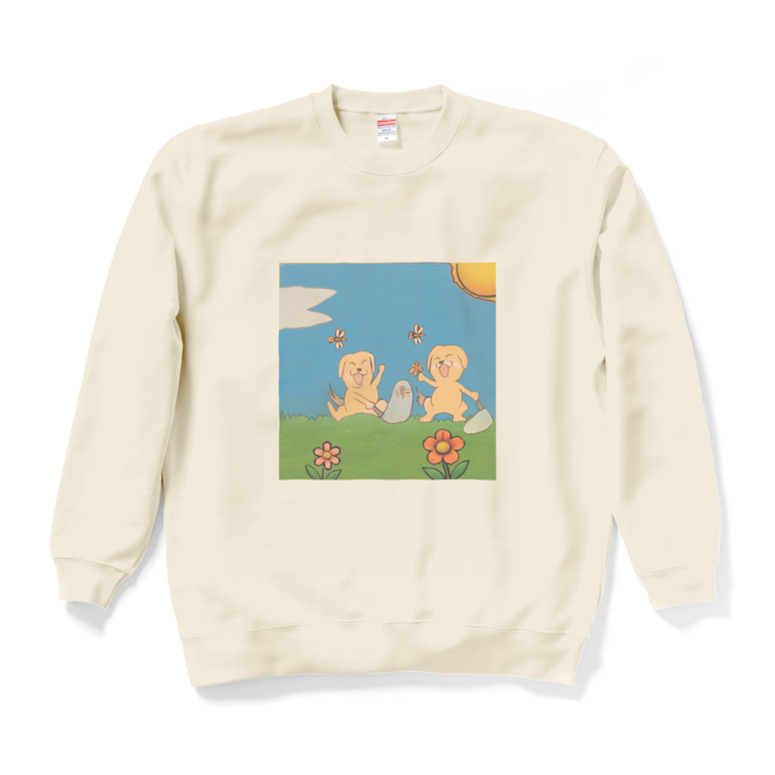 いぬ兄弟のトンボ取り- XL - ナチュラル