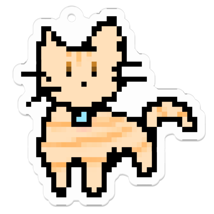 アクリルキーホルダー - 50 x 50 (mm)