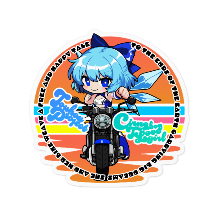 ステッカー - 100 x 100 (mm)