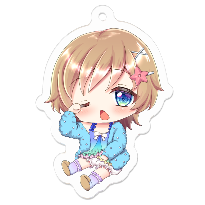 アクリルキーホルダー - 50 x 50 (mm)