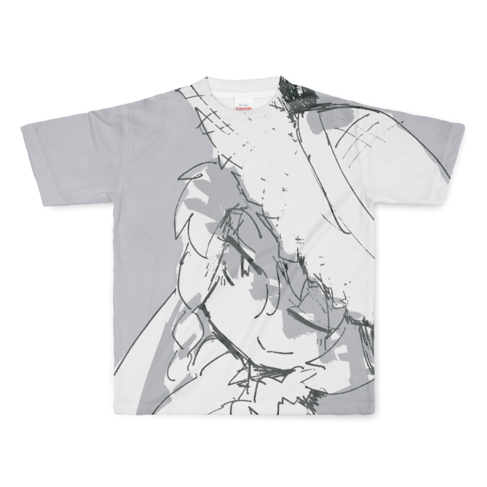 フルグラフィックTシャツ - L - 正面印刷のみ