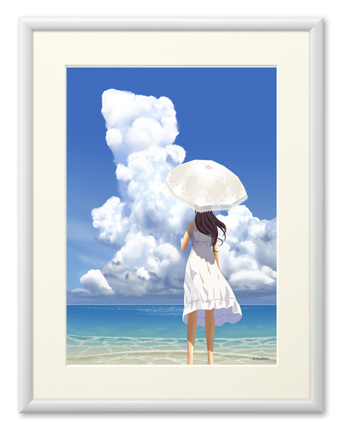 複製画（プリモアート） - A4 - 額縁・ホワイト