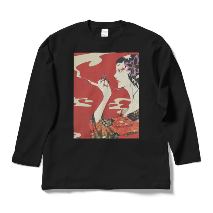 ロングスリーブTシャツ - L - ブラック