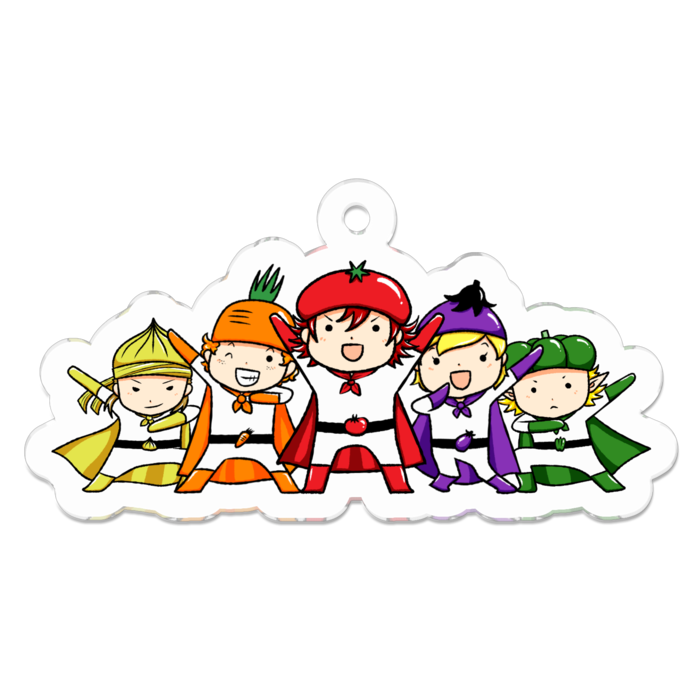 アクリルキーホルダー - 50 x 50 (mm)