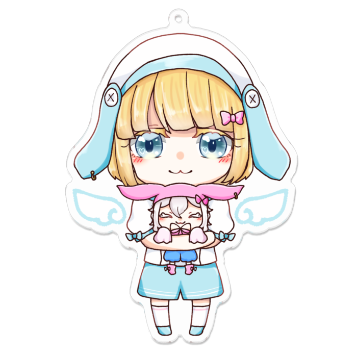 アクリルキーホルダー - 100 x 100 (mm)