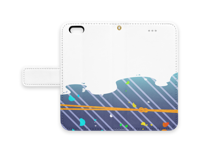 手帳型iPhoneケース - iPhone6 - ストラップ穴 あり