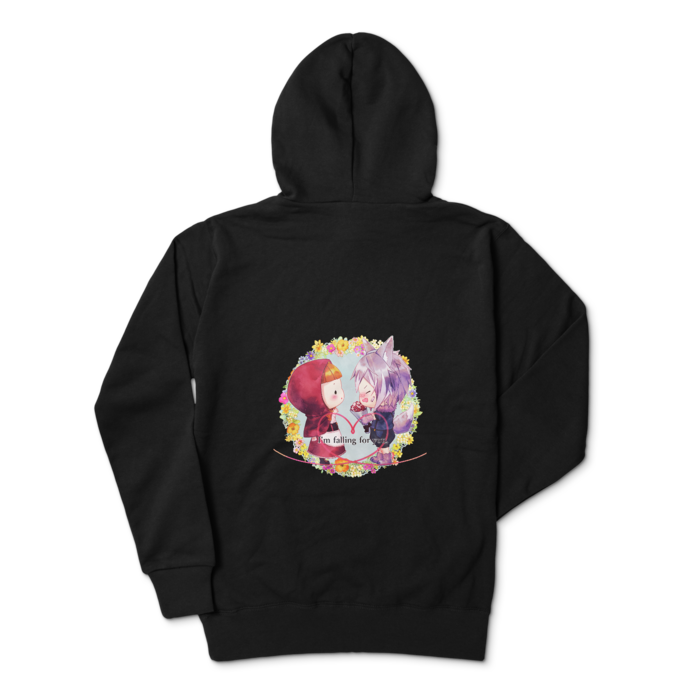 ジップパーカー - L - ブラック