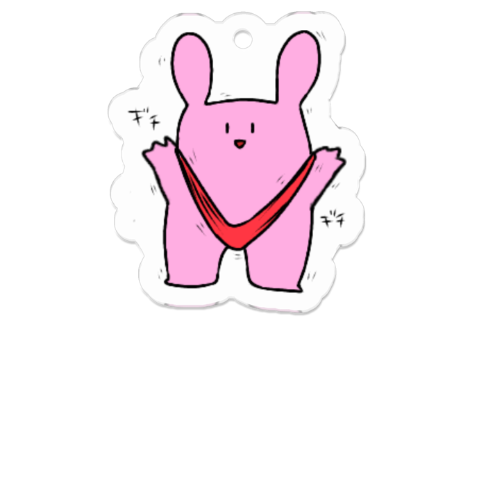 アクリルキーホルダー - 50 x 50 (mm)