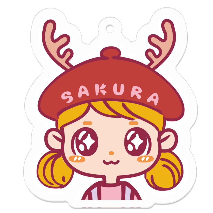 アクリルキーホルダー - 50 x 50 (mm)