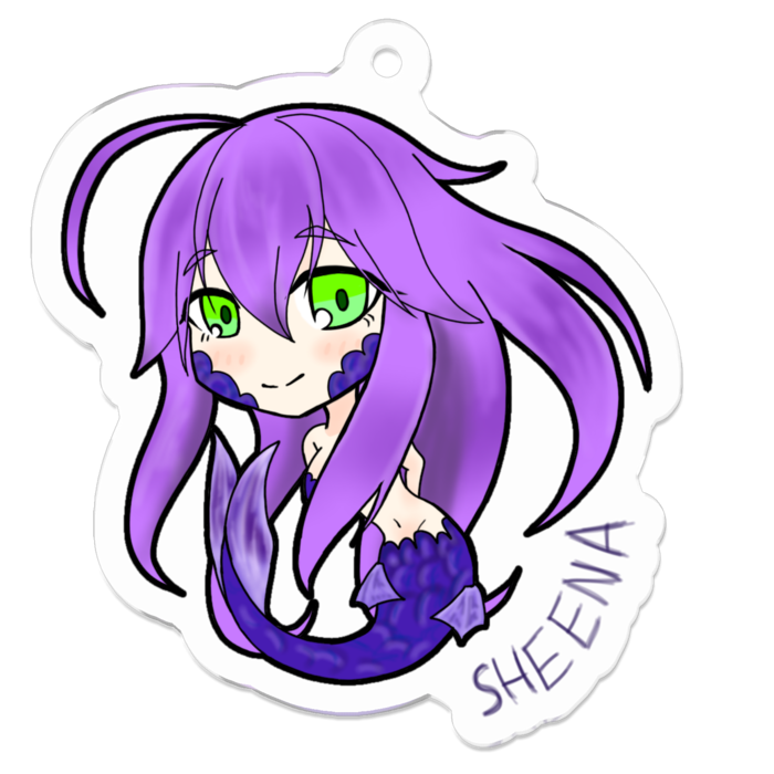 アクリルキーホルダー - 50 x 50 (mm)