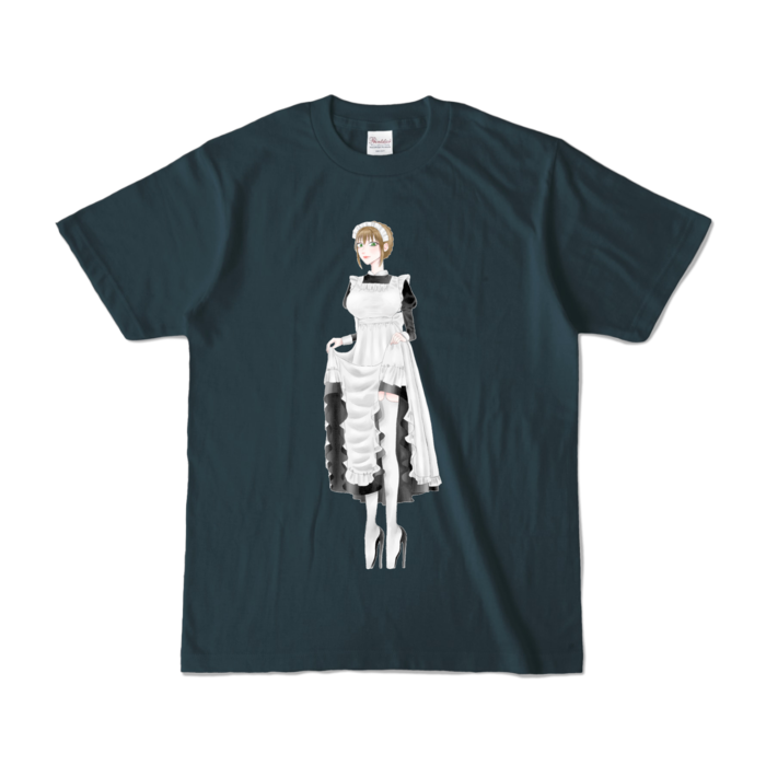 カラーTシャツ - S - デニム (濃色)