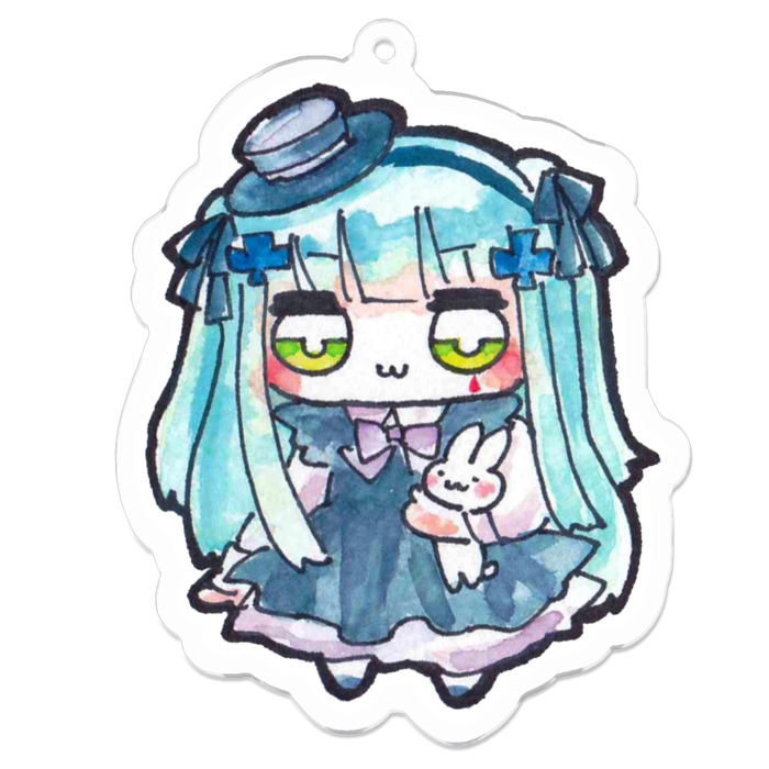 アクリルキーホルダー - 70 x 70 (mm)