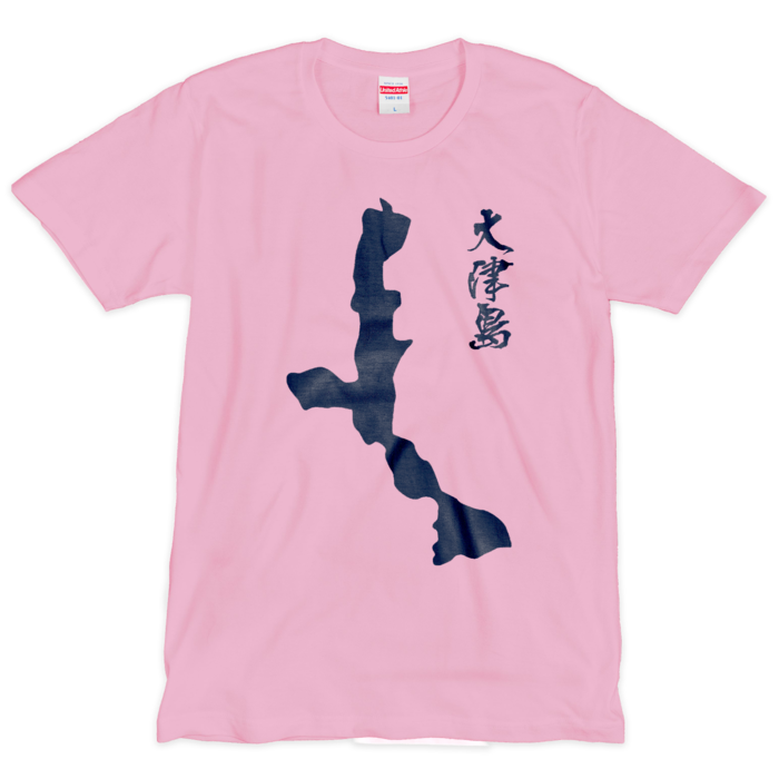 Tシャツ（シルクスクリーン印刷） - L - 柄濃紺