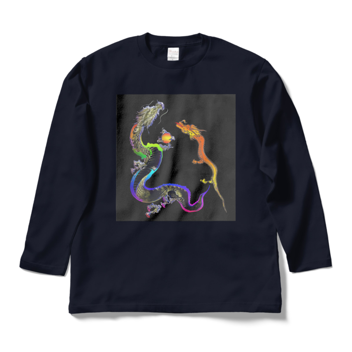 ロングスリーブTシャツ - L - ネイビー