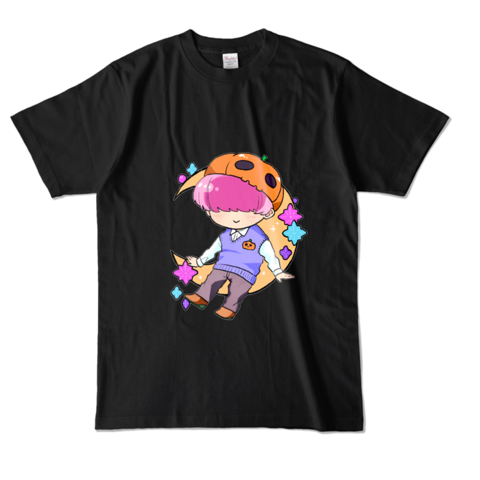 カラーTシャツ - L - ブラック (濃色)