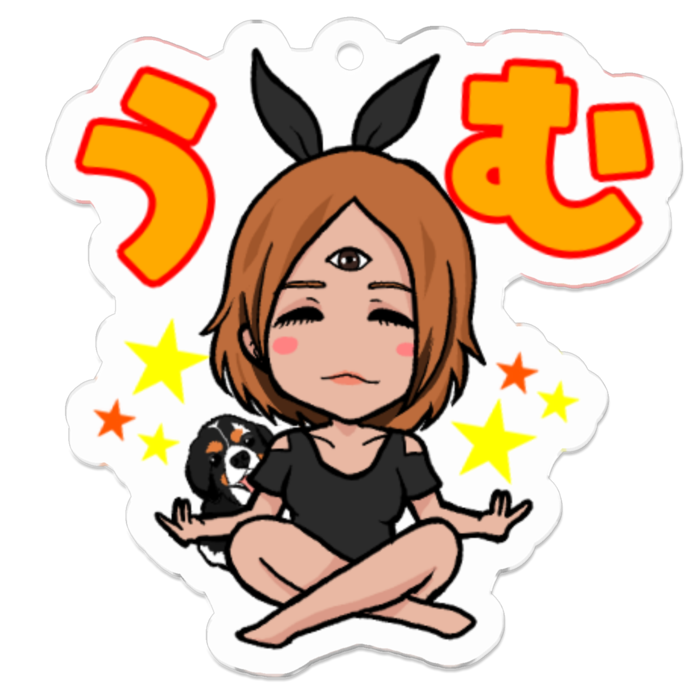 アクリルキーホルダー - 50 x 50 (mm)