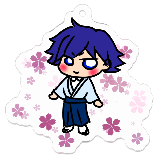 アクリルキーホルダー - 50 x 50 (mm)