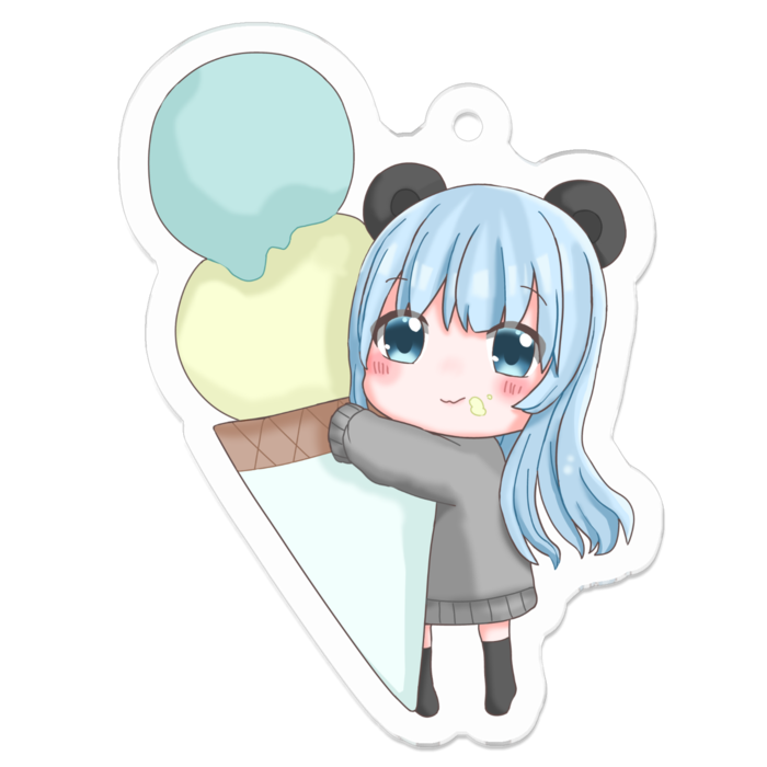 アクリルキーホルダー - 50 x 50 (mm)