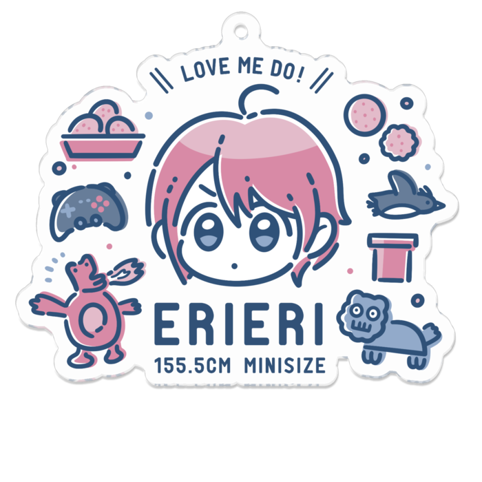 アクリルキーホルダー - 70 x 70 (mm)