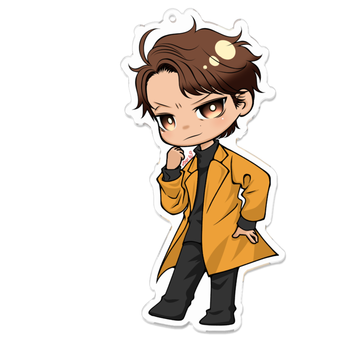 アクリルキーホルダー - 100 x 100 (mm)