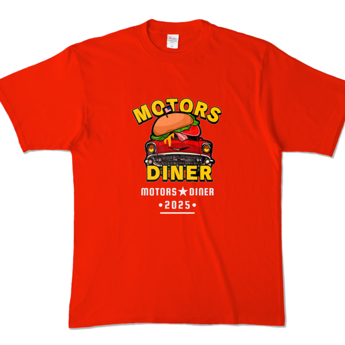 カラーTシャツ - XL - レッド (濃色)