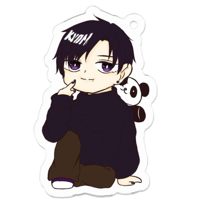 アクリルキーホルダー - 50 x 50 (mm)