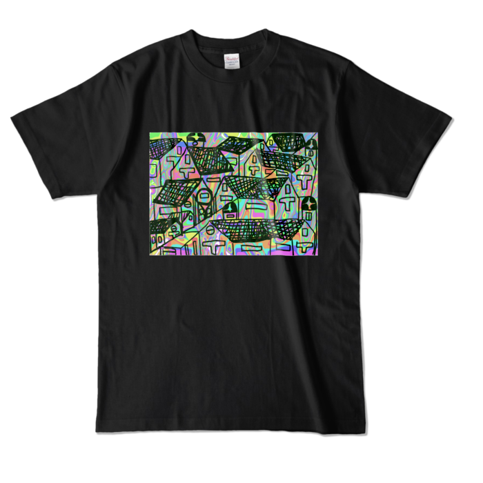 カラーTシャツ - L - ブラック (濃色)