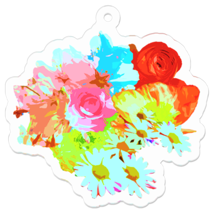 アクリルキーホルダー - 50 x 50 (mm)