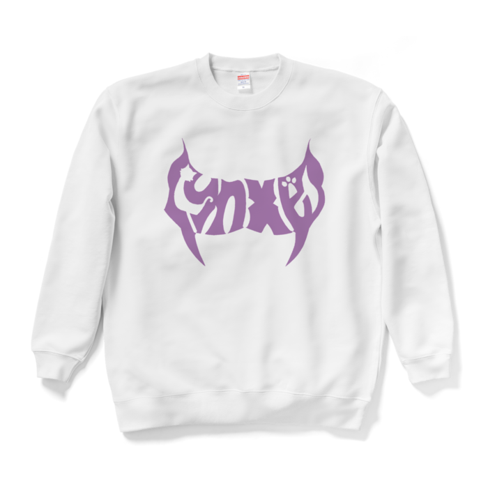 - XL - ホワイト（紫文字）