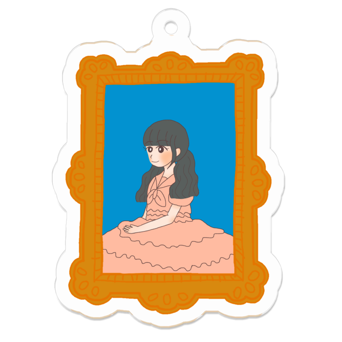 アクリルキーホルダー - 50 x 50 (mm)