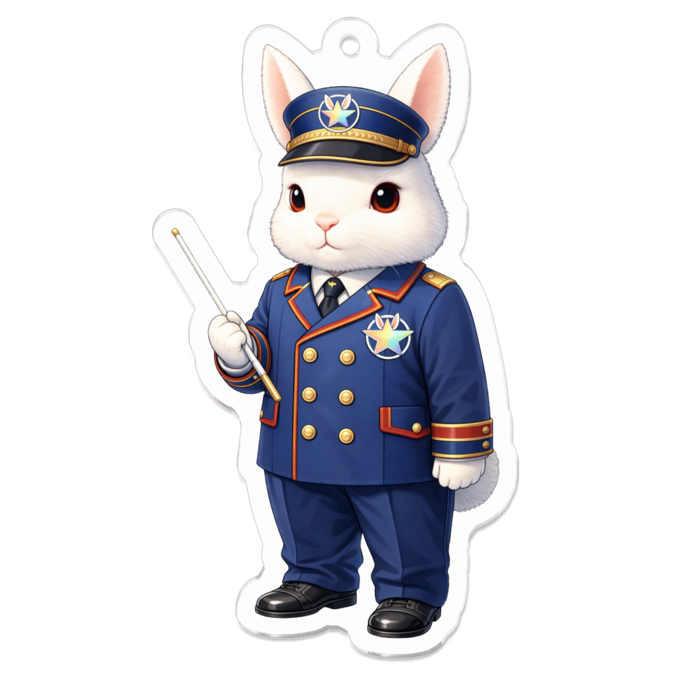 アクリルキーホルダー - 70 x 70 (mm)